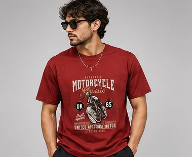 Vintage Bike - Premium Graphic T-Shirt
