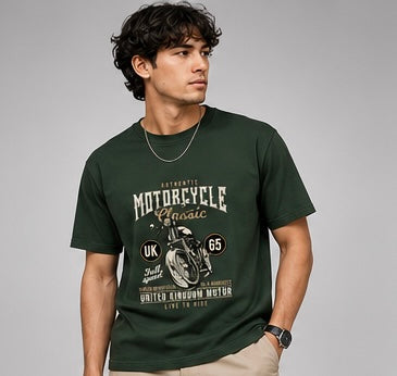 Vintage Bike - Premium Graphic T-Shirt