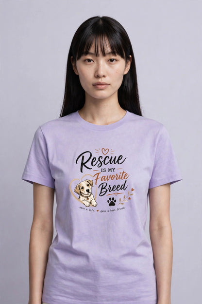 Rescue Is My Favourite Breed Women's Tee