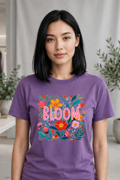 Midnight Bloom Women's Tee