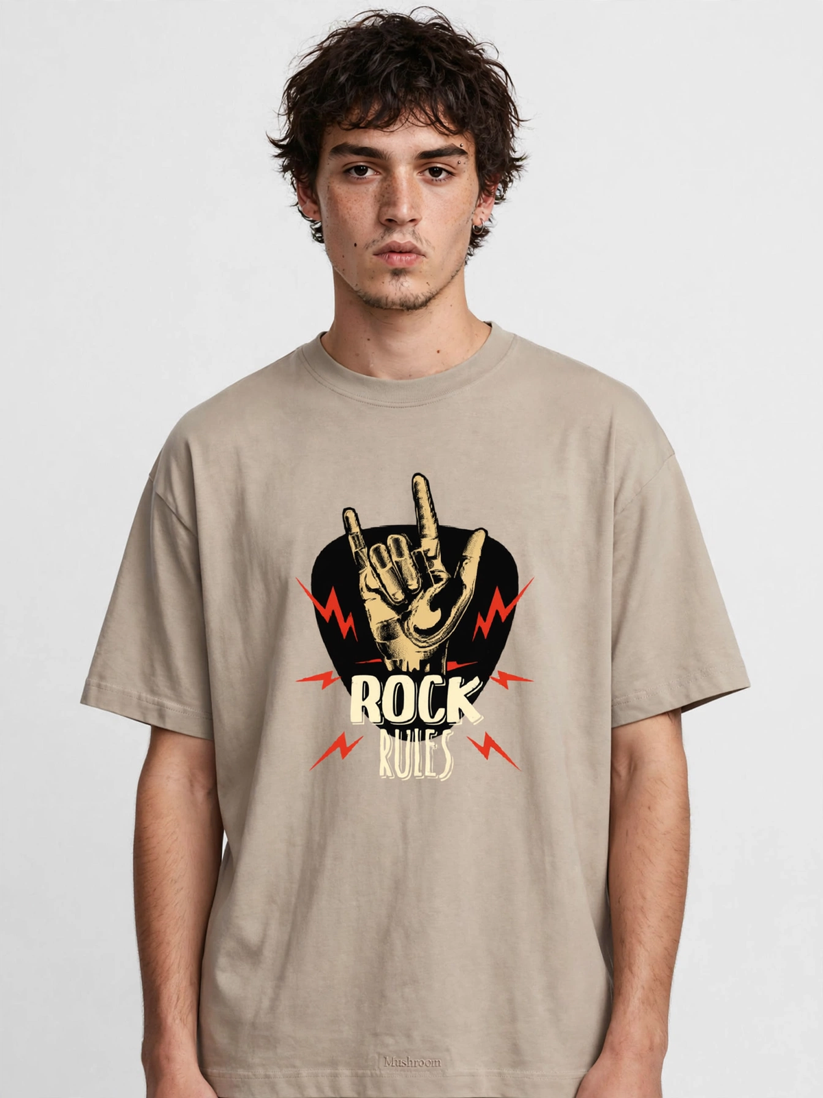 Rock Rules - Premium Graphic T-Shirt