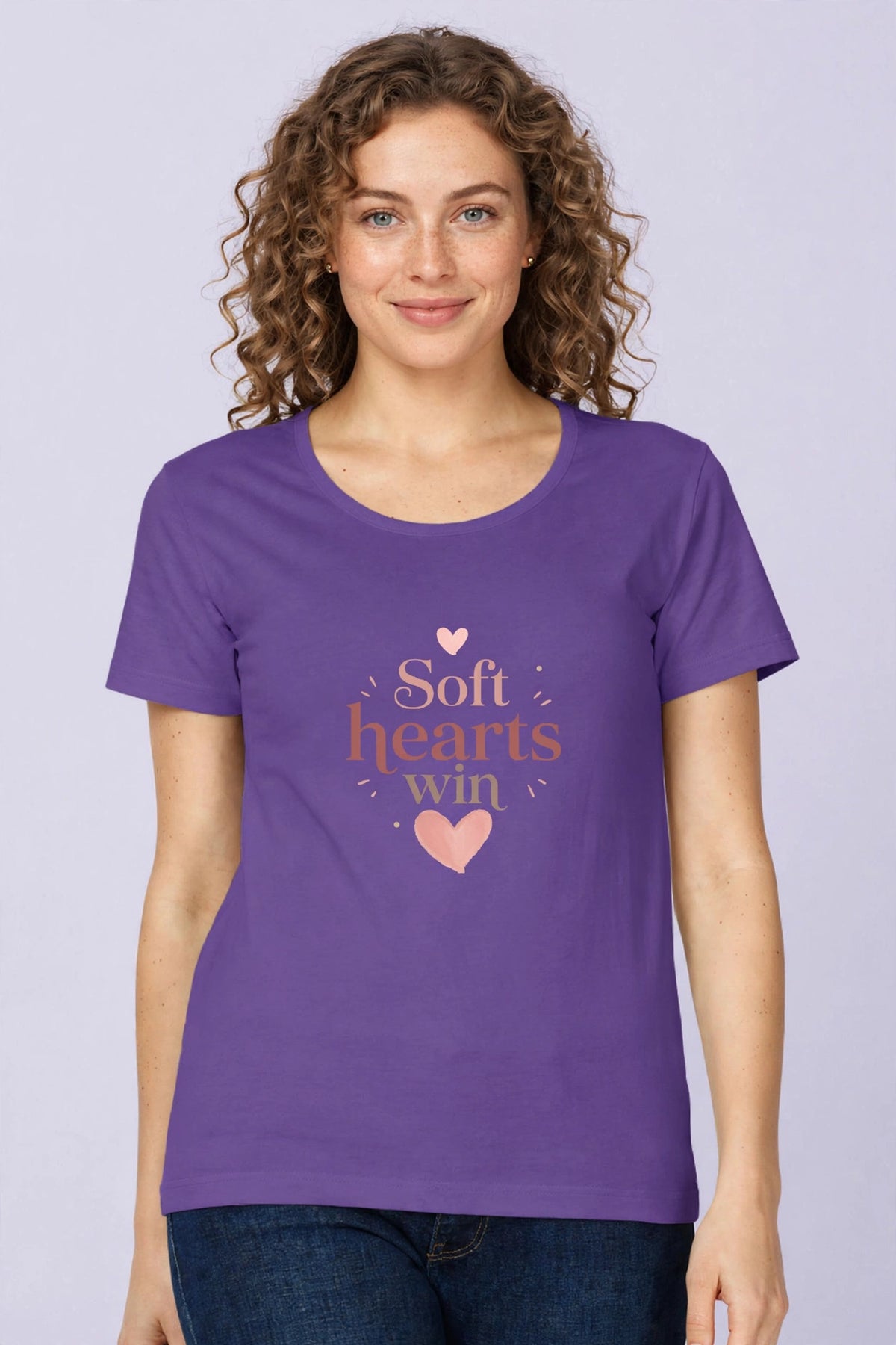 Soft Hearts Win Women's Tee