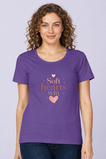 Soft Hearts Win Women's Tee