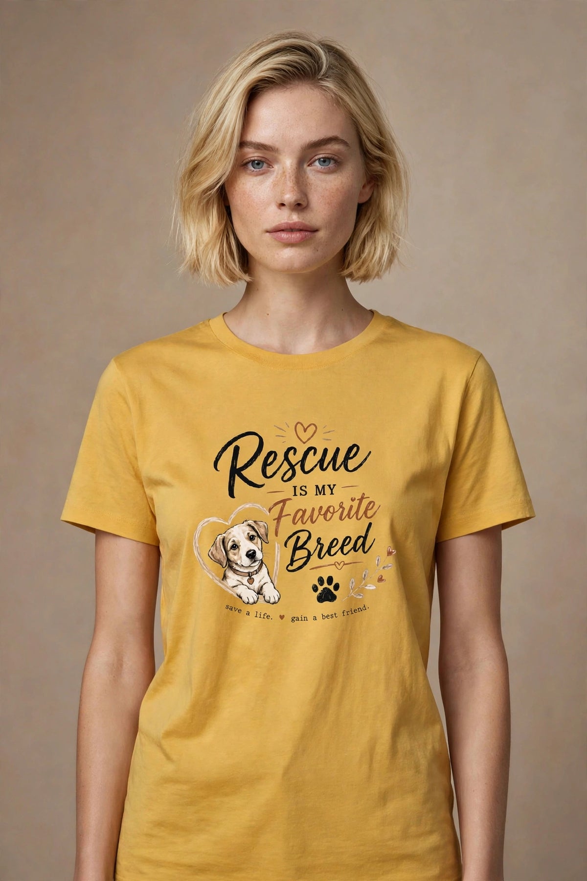 Rescue Is My Favourite Breed Women's Tee