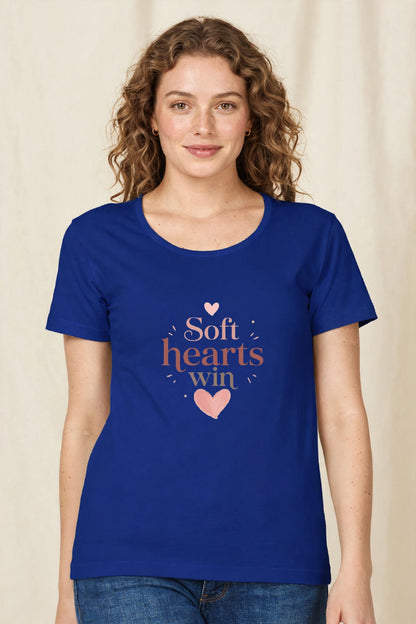 Soft Hearts Win Women's Tee