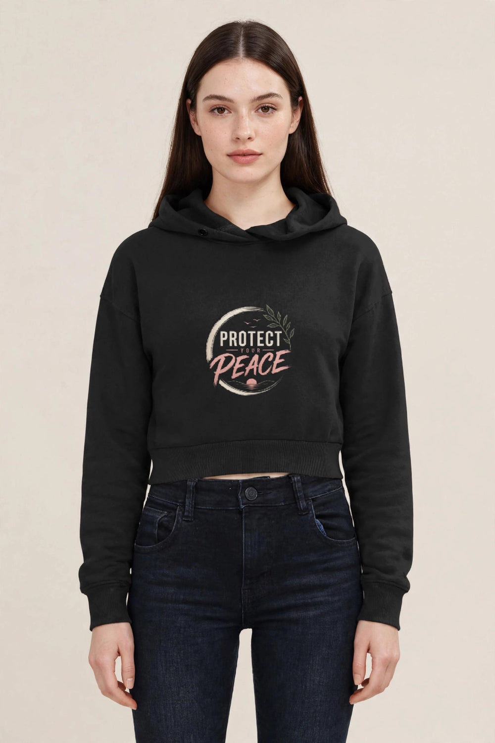 Noira Essential Cropped Hoodie