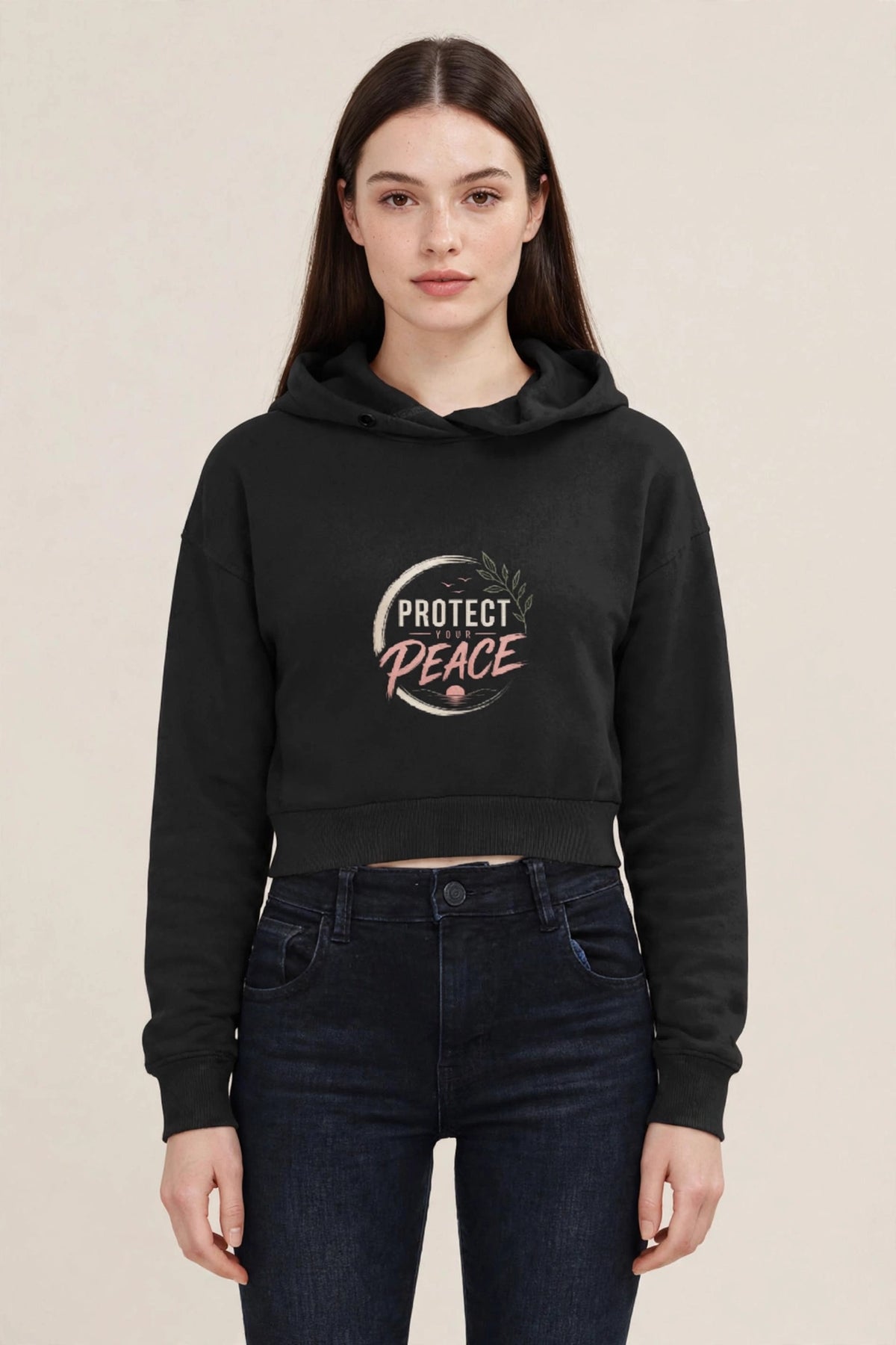 Noira Essential Cropped Hoodie