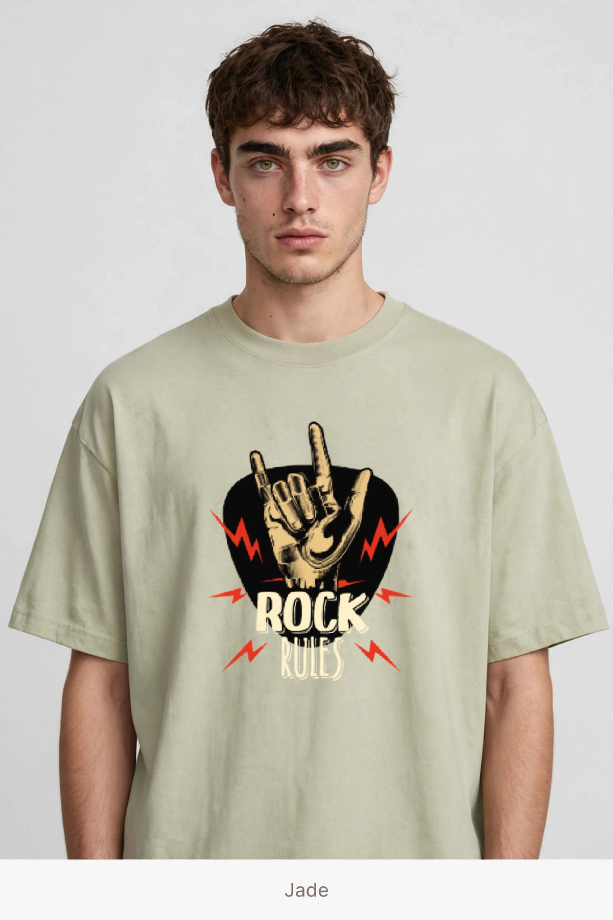 Rock Rules - Premium Graphic T-Shirt