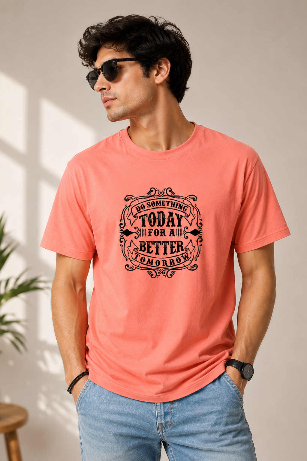 Today For A Better - Premium Graphic T-Shirt