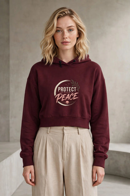 Noira Essential Cropped Hoodie