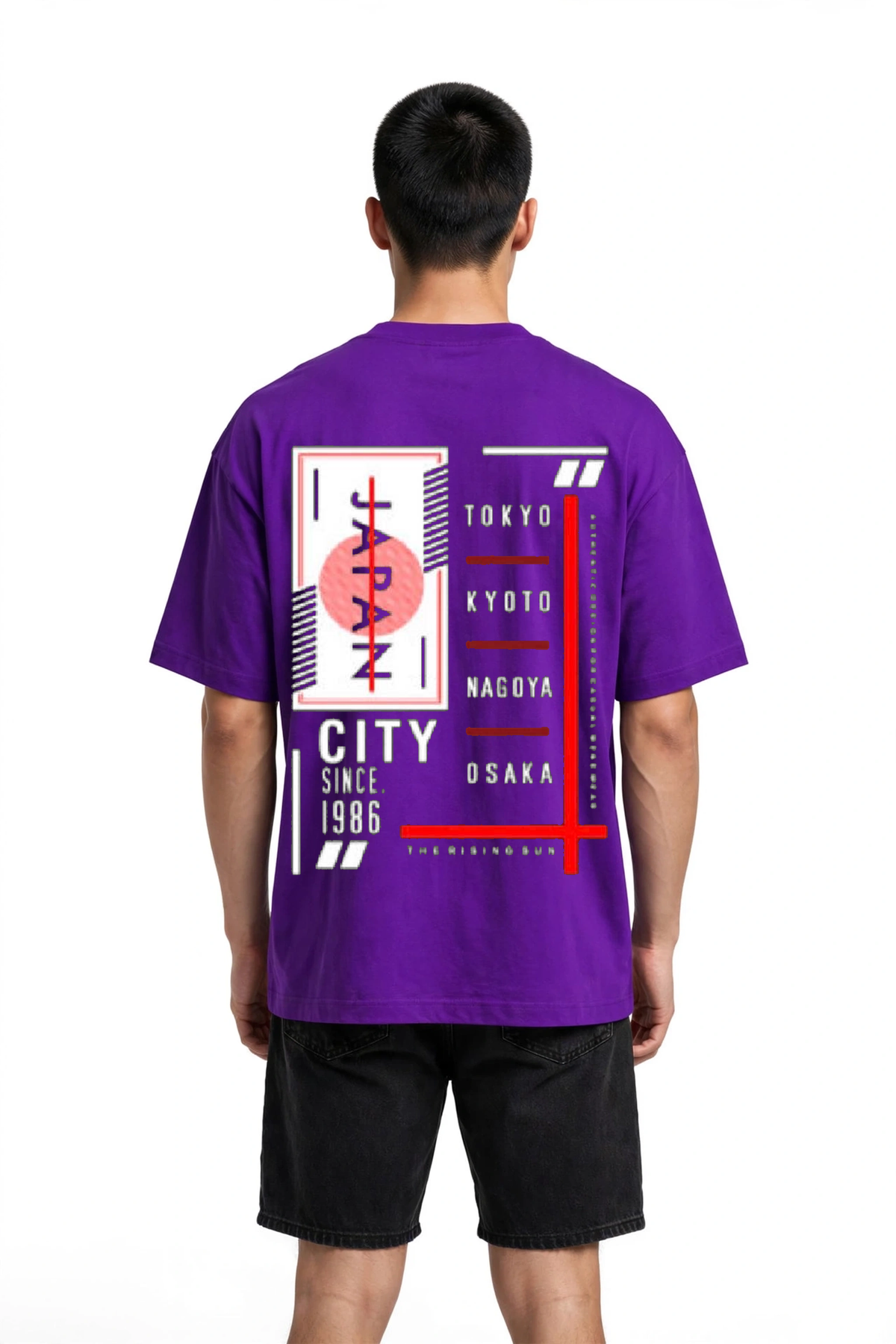 Tokyo Nights Oversized Tee