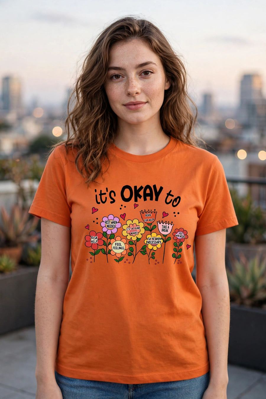 It's Okay To Bloom Women's Tee