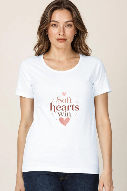 Soft Hearts Win Women's Tee
