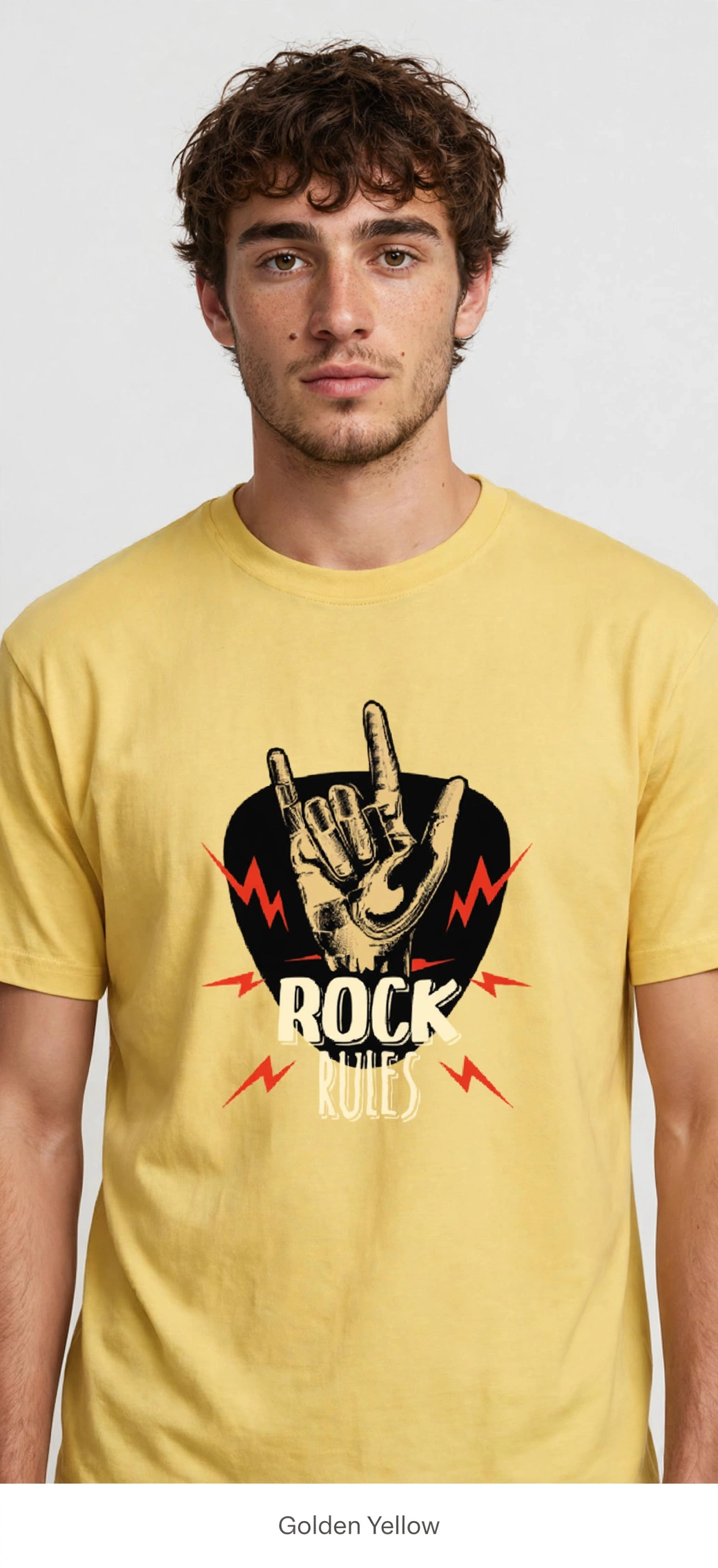 Rock Rules - Premium Graphic T-Shirt