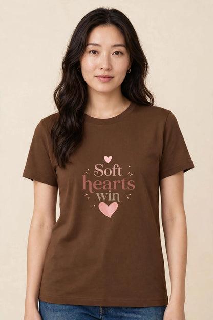 Soft Hearts Win Women's Tee