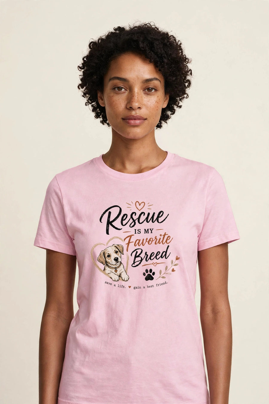 Rescue Is My Favourite Breed Women's Tee