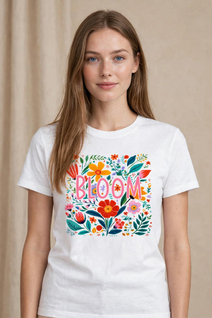 Midnight Bloom Women's Tee