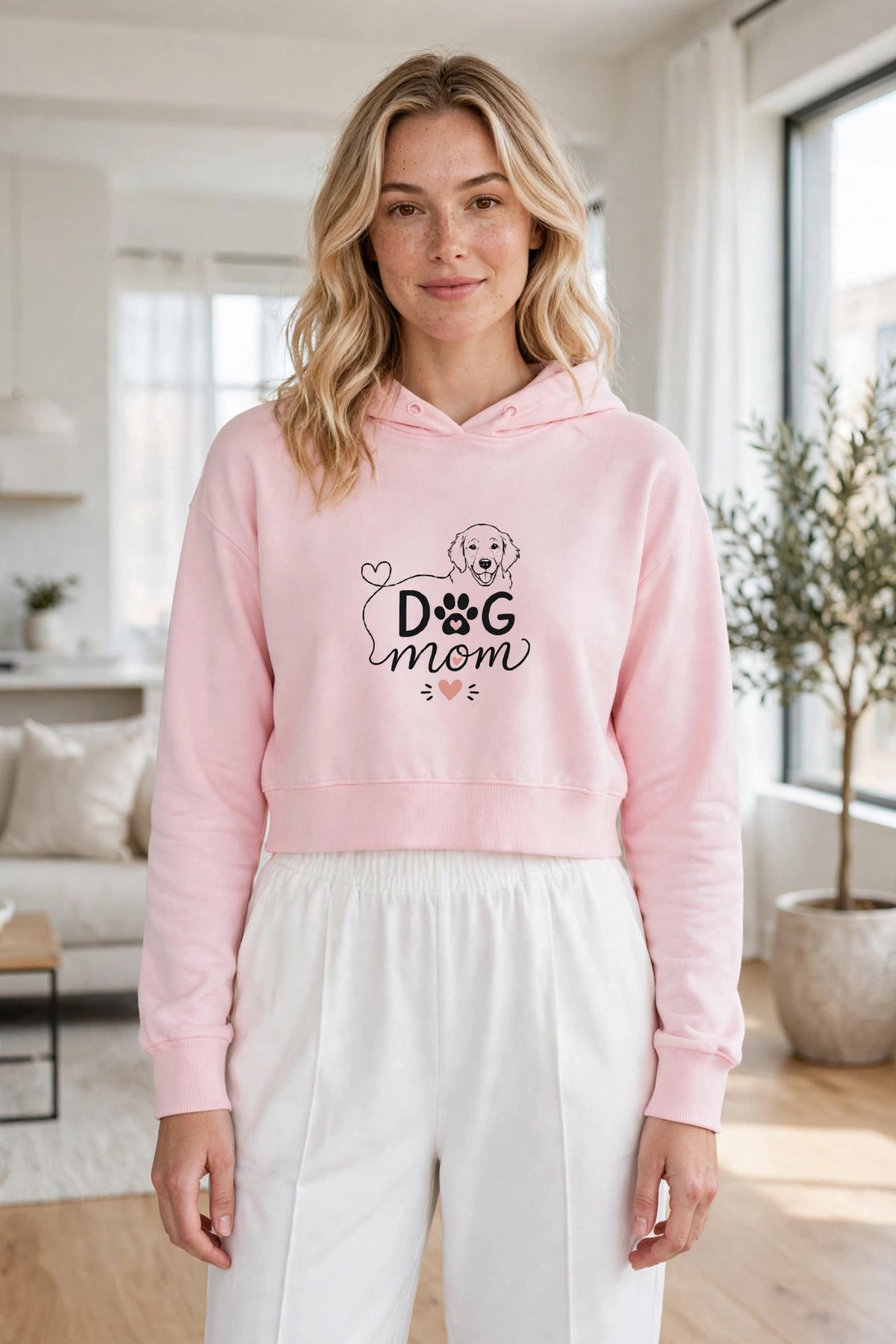 Vesper Signature Cropped Hoodie