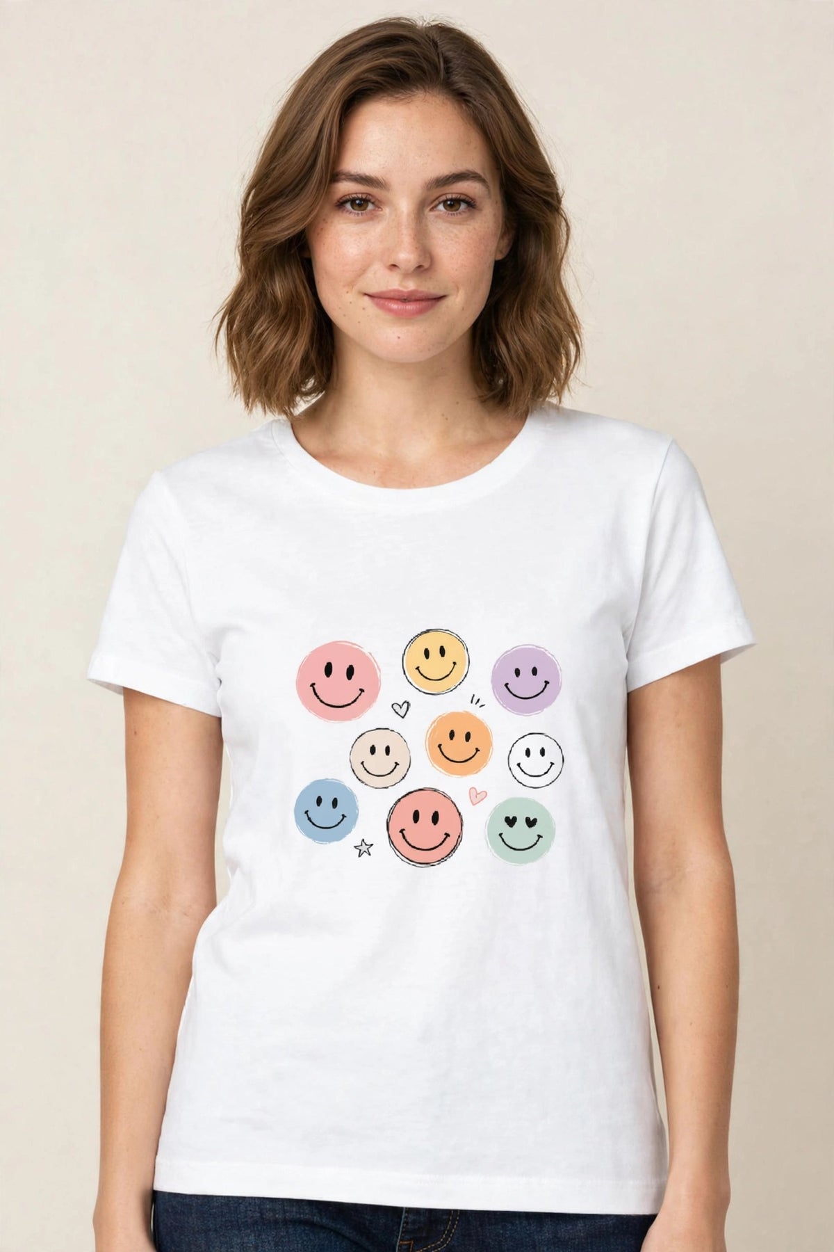 Smiley Wall Women's Tee