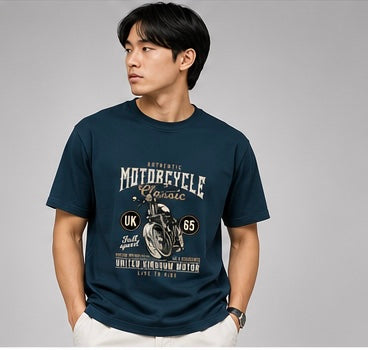 Vintage Bike - Premium Graphic T-Shirt