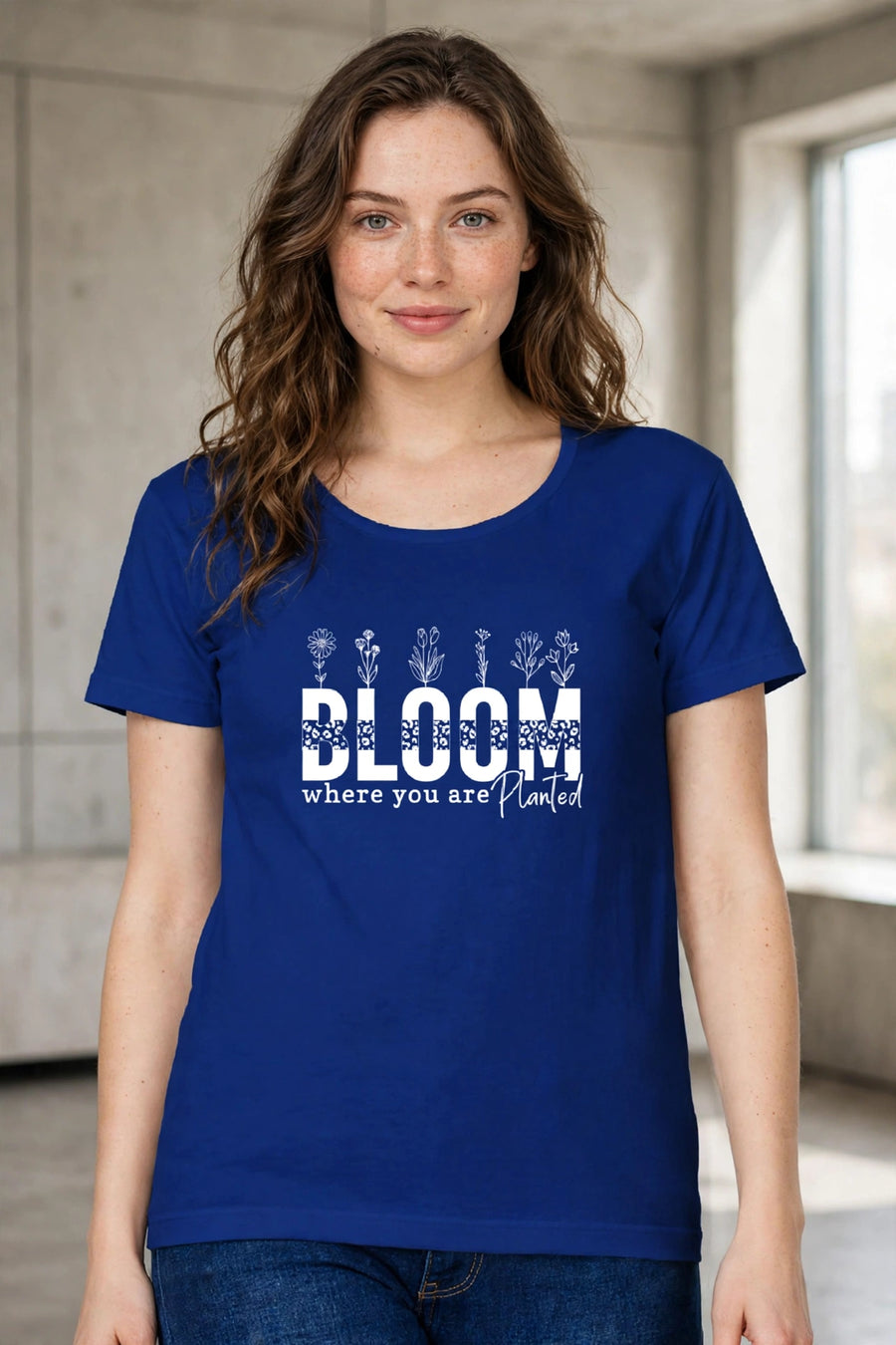 Blue Garden Women's Tee