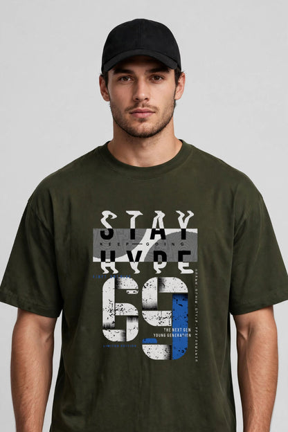 Stay Hype - Premium Graphic T-Shirt