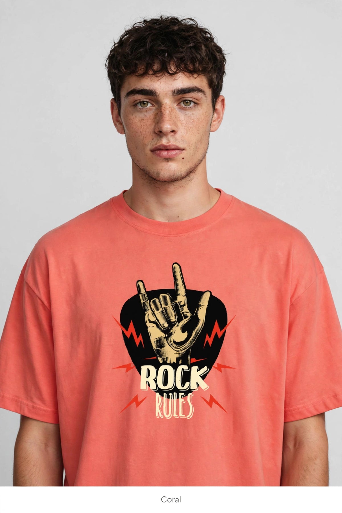 Rock Rules - Premium Graphic T-Shirt