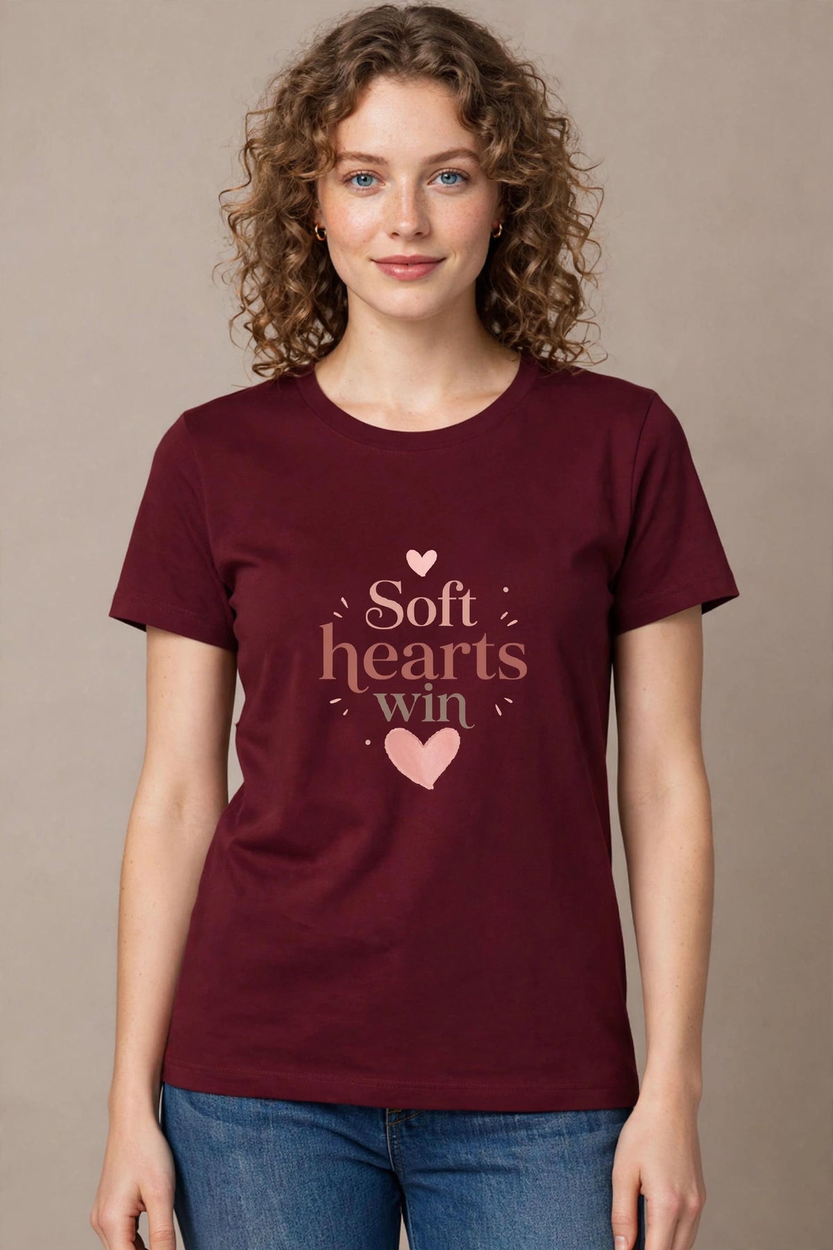 Soft Hearts Win Women's Tee