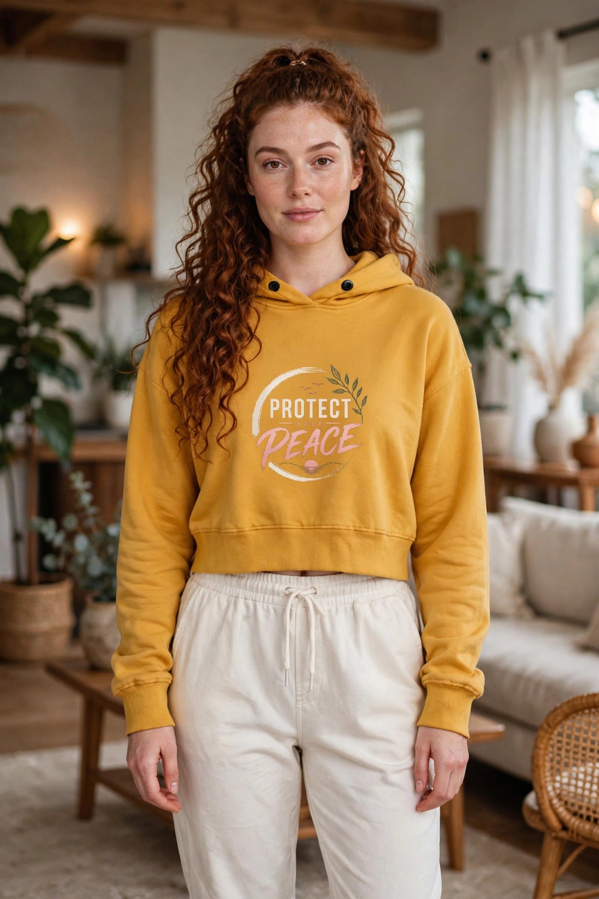 Noira Essential Cropped Hoodie
