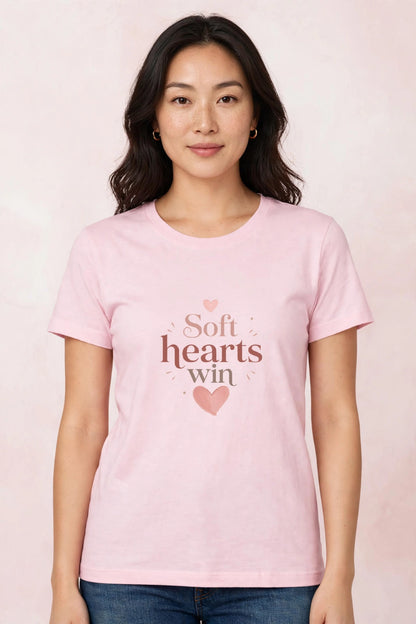 Soft Hearts Win Women's Tee