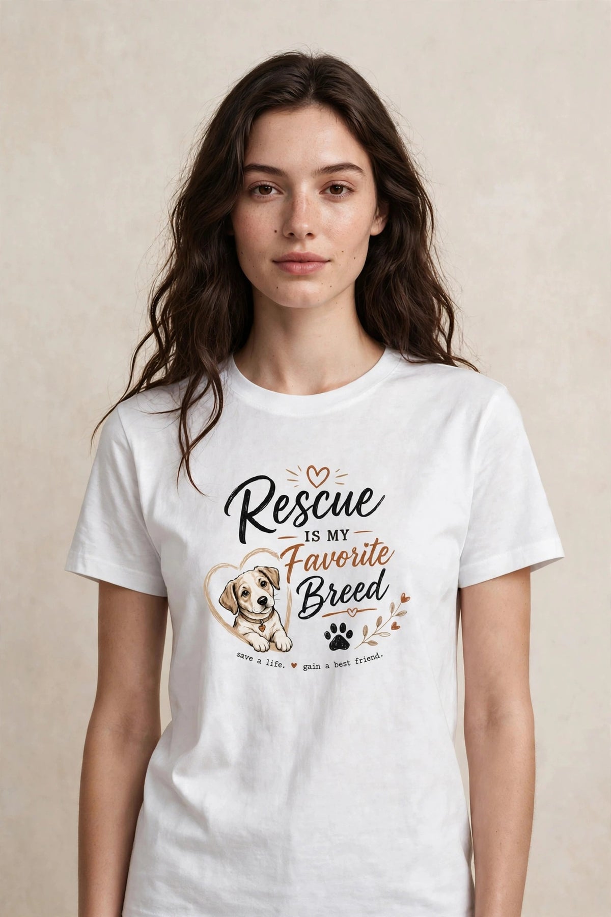 Rescue Is My Favourite Breed Women's Tee
