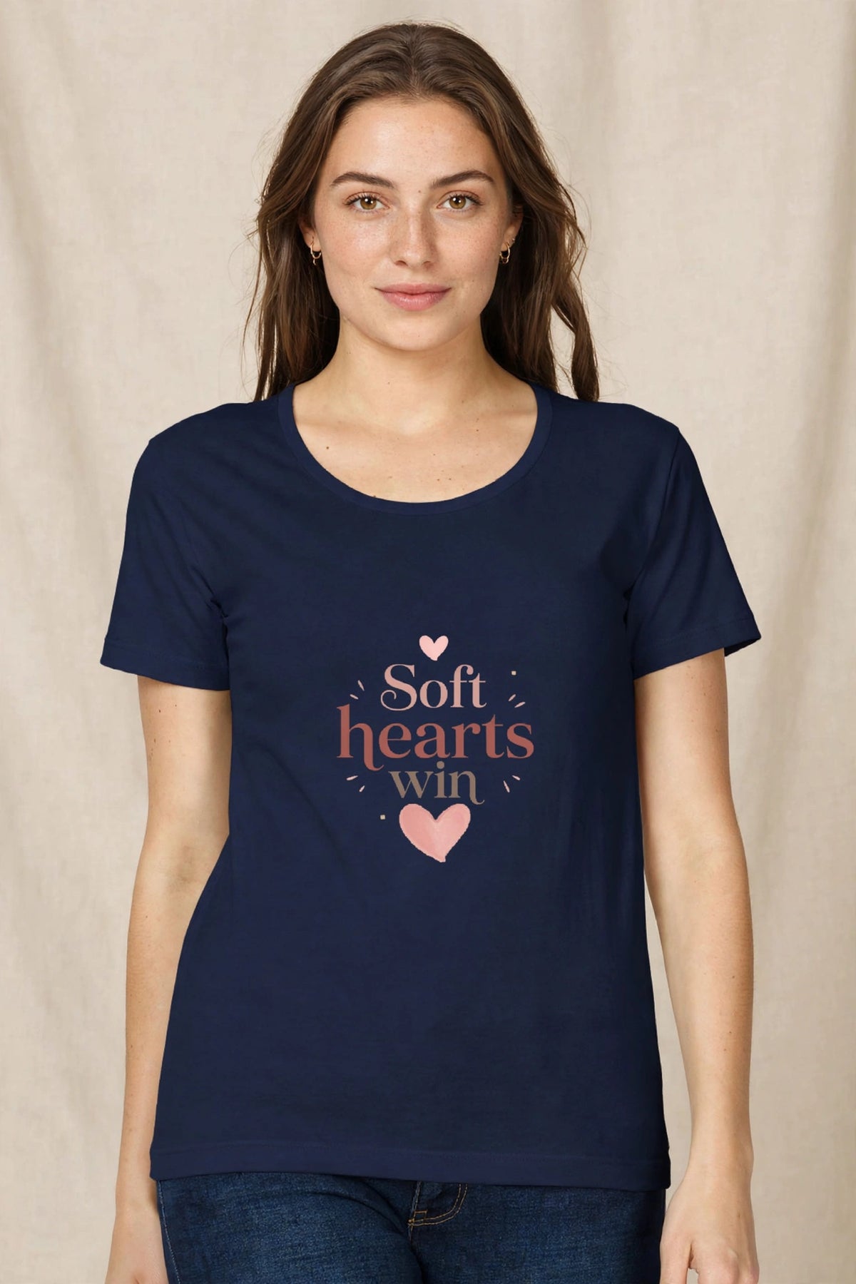 Soft Hearts Win Women's Tee
