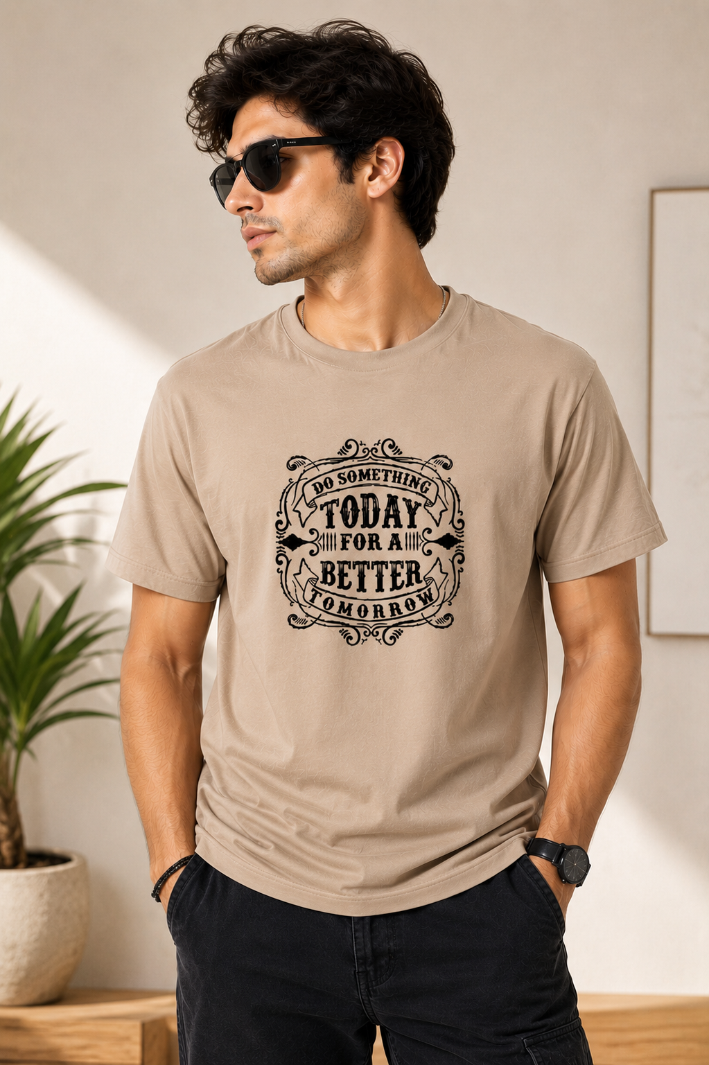 Today For A Better - Premium Graphic T-Shirt