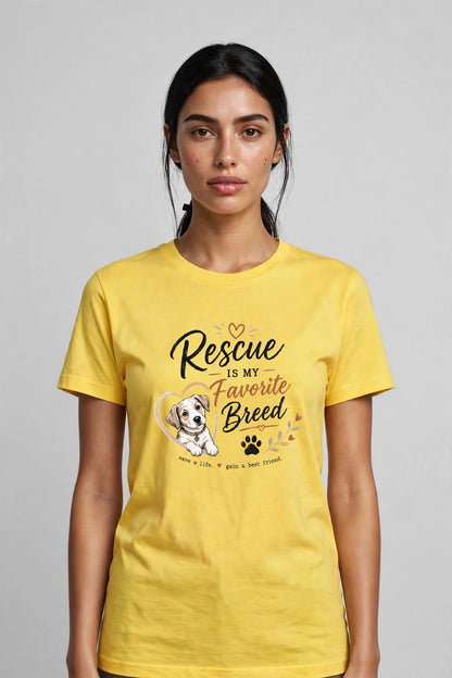 Rescue Is My Favourite Breed Women's Tee