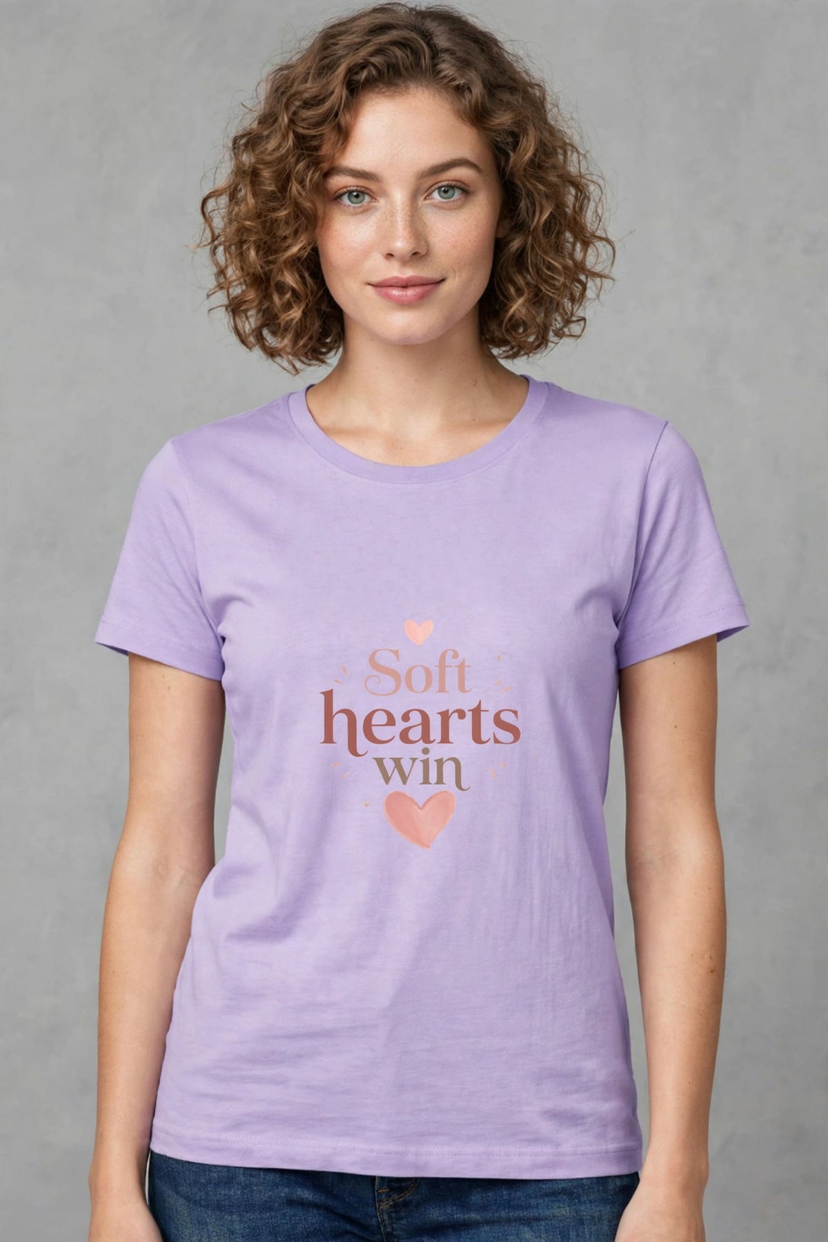 Soft Hearts Win Women's Tee