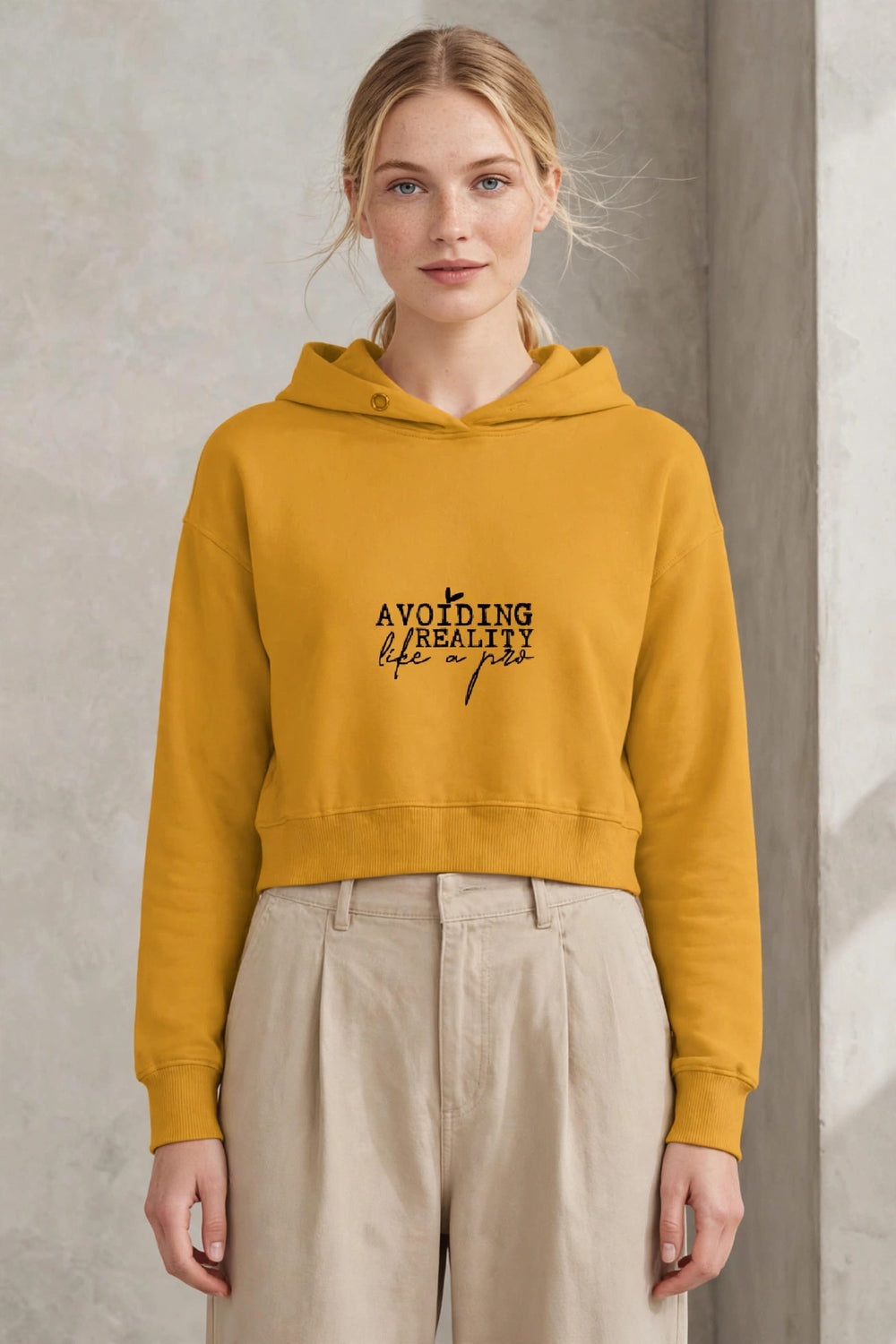 Ravenna Signature Cropped Hoodie