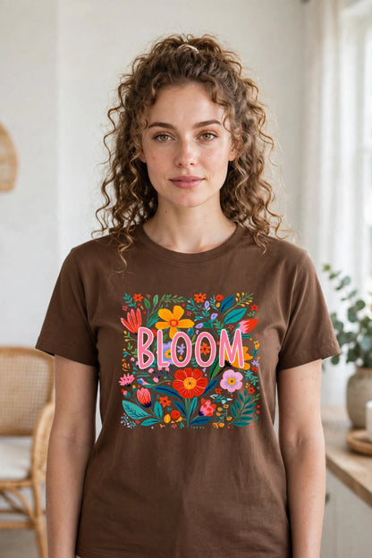 Midnight Bloom Women's Tee